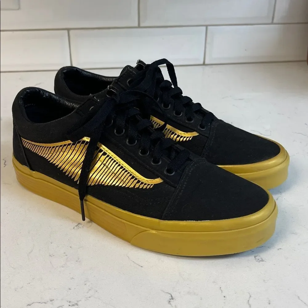 Harry Potter x Vans Old Skool 'Golden Snitch' Unisex Mens 7.5 Women’s 9.0